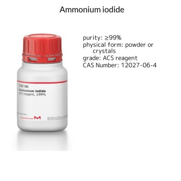 Ammonium iodide, 1 X 500 g (221937-500G)