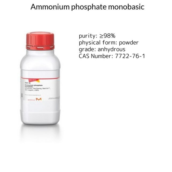 Ammonium phosphate monobasic, 1 X 500 g (795461-500G)