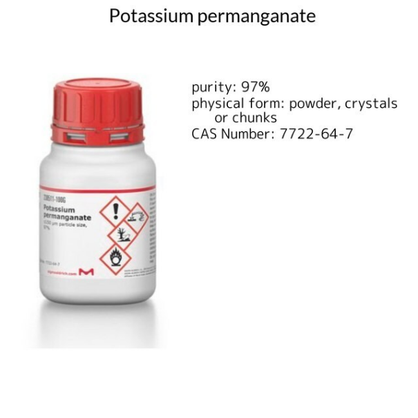 Potassium permanganate, 1 X 500 g (238511-500G)