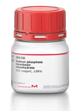 Sodium phosphate monobasic monohydrate, 1 X 1 kg (S9638-1KG)