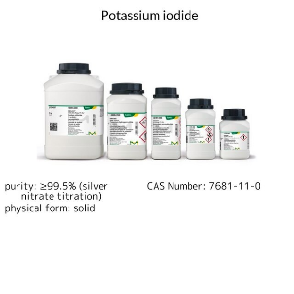 Potassium iodide, 1 X 500 g (1050430500)