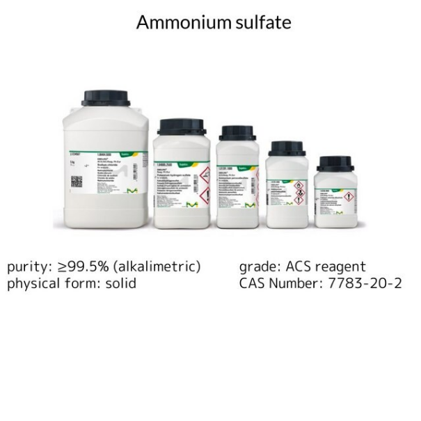 Ammonium sulfate, 1 X 25 kg (1012179025)