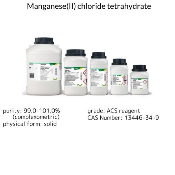 Manganese(II) chloride tetrahydrate, 1 X 1 kg (1059271000)