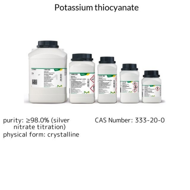 Potassium thiocyanate, 1 X 50 kg (1051249050)