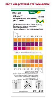 pH-indicator strips pH 0 - 6.0, 1 X 100 strips (1095310001)