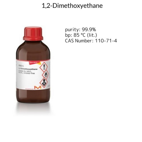 1,2-Dimethoxyethane, 1 X 100 mL (307432-100ML)