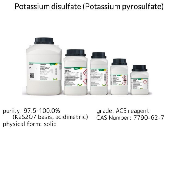 Potassium disulfate (Potassium pyrosulfate), 1 X 5 kg (1051075000)