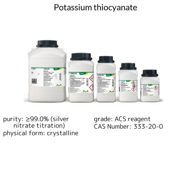 Potassium thiocyanate, 1 X 1 kg (1051251000)