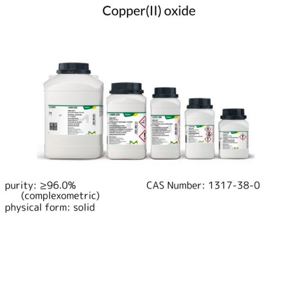 Copper(II) oxide, 1 X 500 g (1027610500)