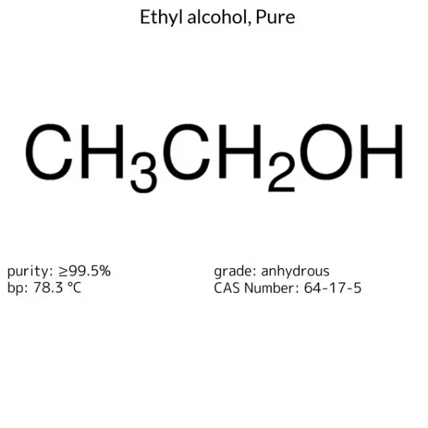 Ethyl alcohol, Pure, 1 X 1 L (459836-1L)