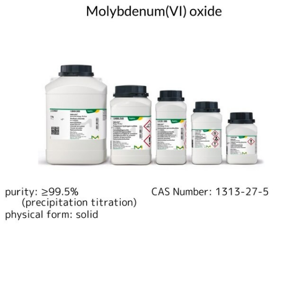 Molybdenum(VI) oxide, 1 X 100 g (1004030100)