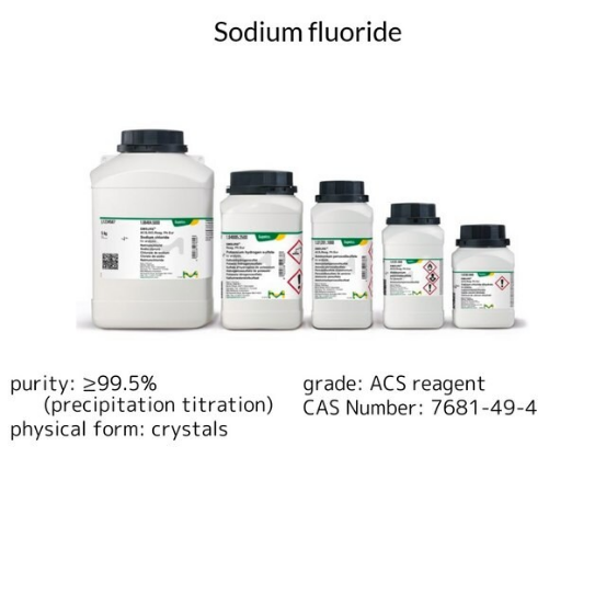 Sodium fluoride, 1 X 1 kg (1064491000)