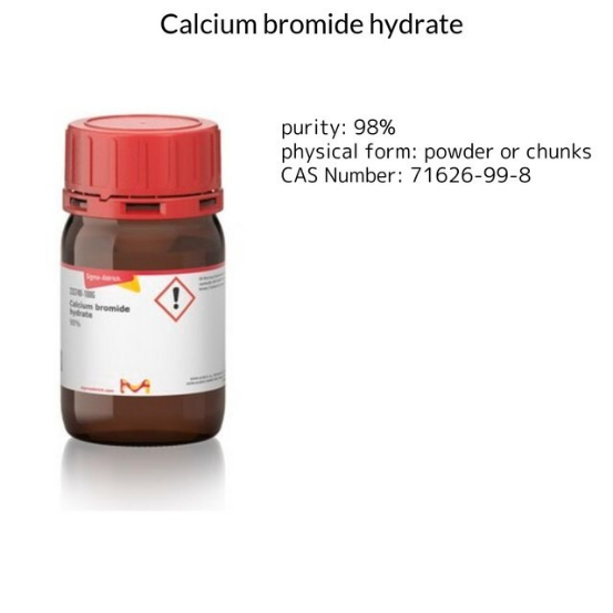 Calcium bromide hydrate, 1 X 100 g (233749-100G)