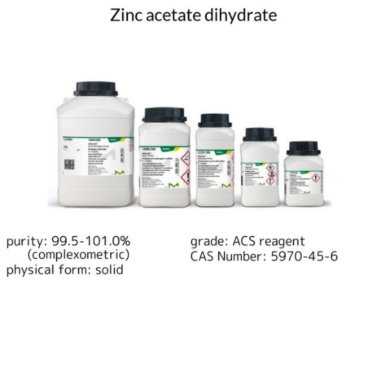 Zinc acetate dihydrate, 1 X 1 kg (1088021000)