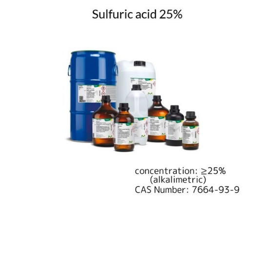 Sulfuric acid 25%, 1 X 25 L (1007169025)