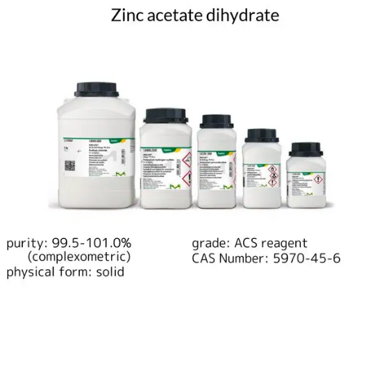 Zinc acetate dihydrate, 1 X 250 g (1088020250)