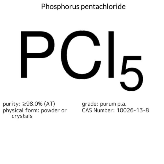 Phosphorus pentachloride, 1 X 1 kg (79590-1KG)
