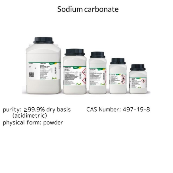 Sodium carbonate, 1 X 25 kg (1063929025)