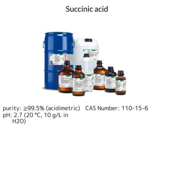 Succinic acid, 1 X 250 g (1006820250)