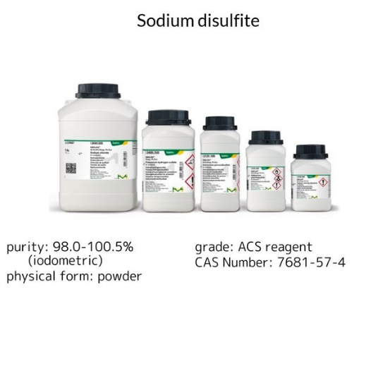Sodium disulfite, 1 X 1 kg (1065281000)