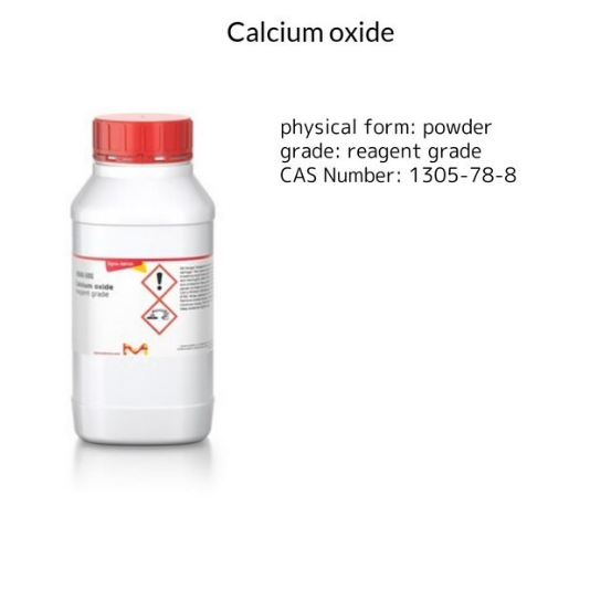 Calcium oxide, 1 X 2.5 kg (248568-2.5KG)