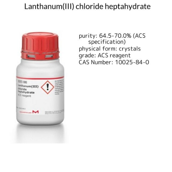 Lanthanum(III) chloride heptahydrate, 1 X 25 g (262072-25G)