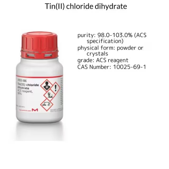 Tin(II) chloride dihydrate, 1 X 5 g (243523-5G)
