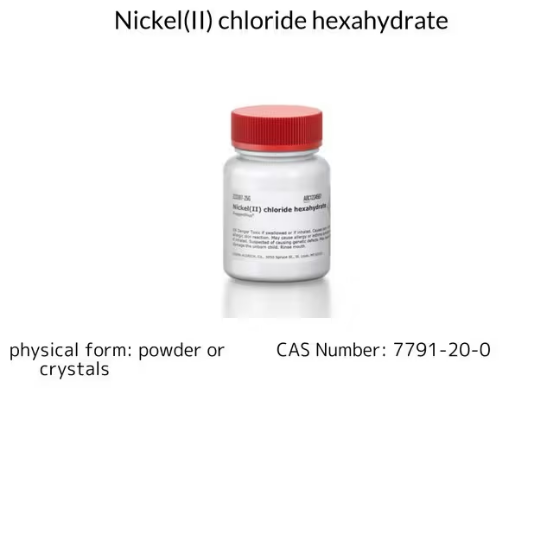 Nickel(II) chloride hexahydrate, 1 X 500 g (223387-500G)