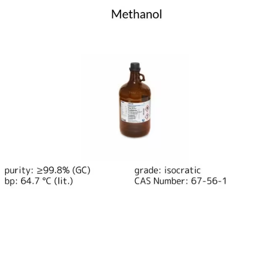 Methanol, 1 X 4 L (1060184000)