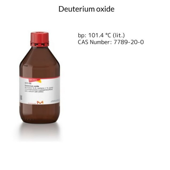 Deuterium oxide, 1 X 100 g (343773-100G)