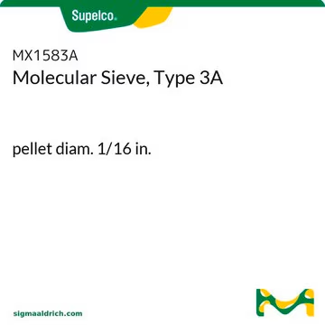 Molecular Sieve, Type 3A, 1 X 500 g (MX1583A-1)