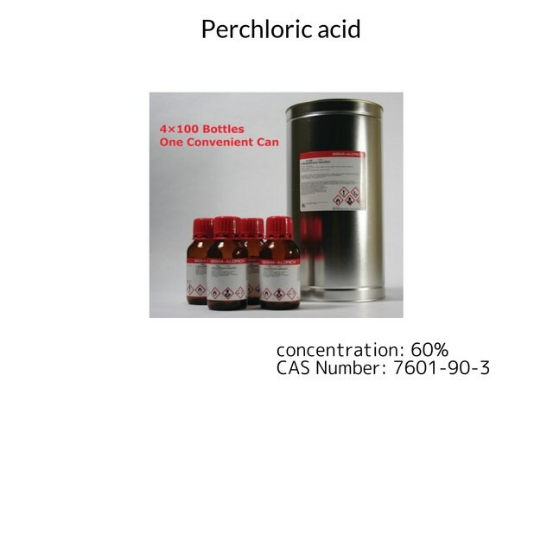 Perchloric acid, 1 X 100 mL (311413-100ML)