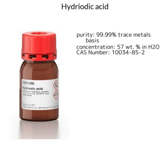 Hydriodic acid, 1 X 250 mL (210013-250ML)