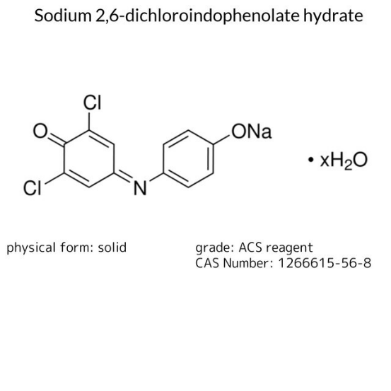 Sodium 2,6-dichloroindophenolate hydrate, 1 X 10 g (119814-10G)