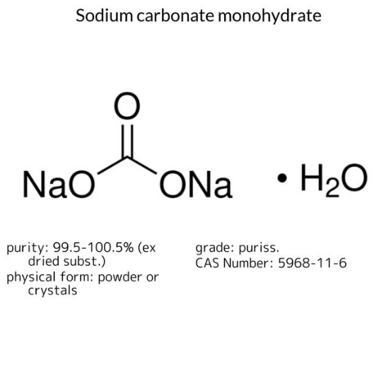 Sodium carbonate monohydrate, 1 X 1 kg (13568-1KG-R)