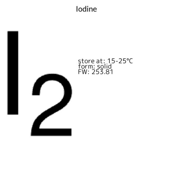 Iodine, 50 g (1047630050)