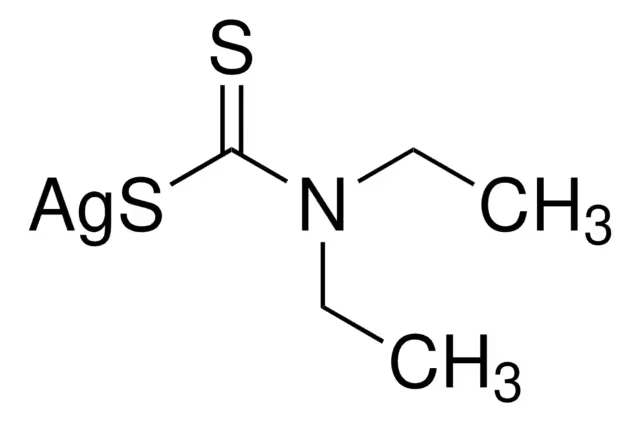 Silver diethyldithiocarbamate, 1 X 5 g (1015150005)