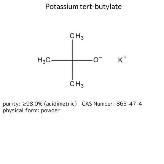Potassium tert-butylate, 1 X 2.5 kg (8049182500)
