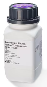 Bovine Serum Albumin Fraction V, protease-free, 50 g (3117332001)
