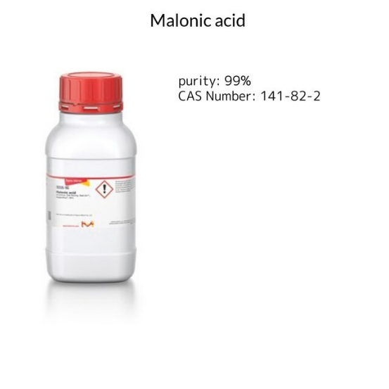 Malonic acid, 1 X 500 g (792535-500G)