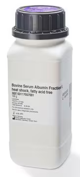 Bovine Serum Albumin Fraction V, heat shock, fatty acid free, 100 g (3117057001)