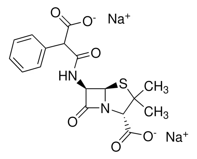 Carbenicillin disodium salt, 1 X 5 g (C1389-5G)