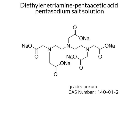 Diethylenetriamine-pentaacetic acid pentasodium salt solution, 1 X 500 mL (17969-500ML)