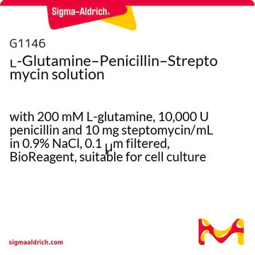 ʟ-Glutamine–Penicillin–Streptomycin solution, 10 X 5 mL (G1146-10X5ML)