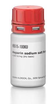 Heparin sodium salt from porcine intestinal mucosa, 1 X 25000 units (H5515-25KU)