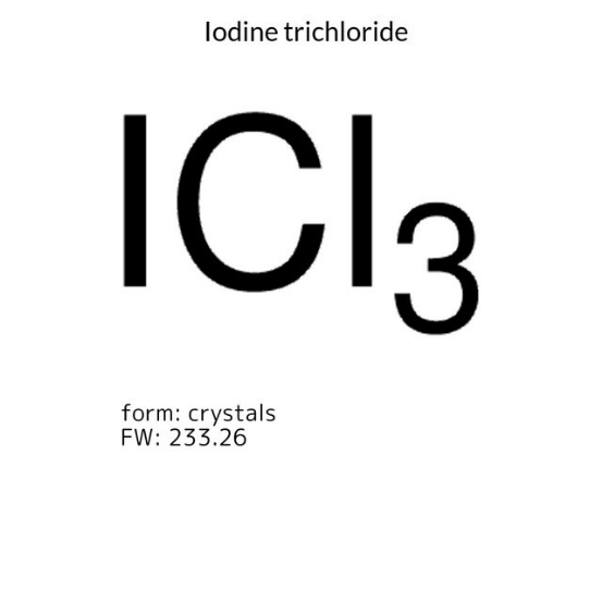 Iodine trichloride, 1 X 25 g (8047720025)