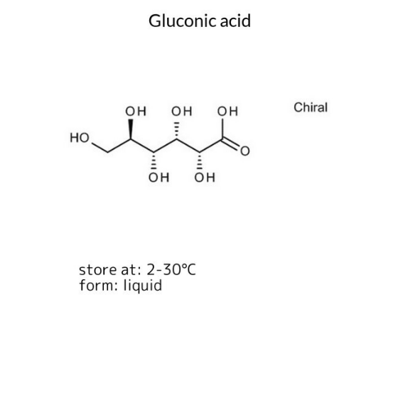 Gluconic acid, 1 X 2.5 L (8220572500)