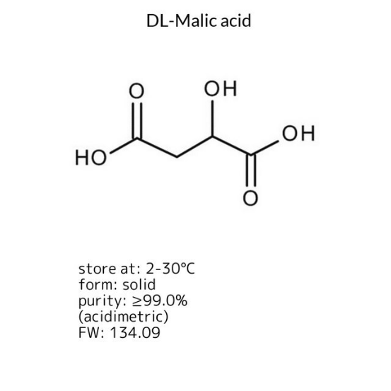 DL-Malic acid, 1 X 5 kg (8147375000)