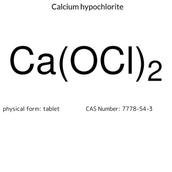 Calcium hypochlorite, 100 g (8417990100)