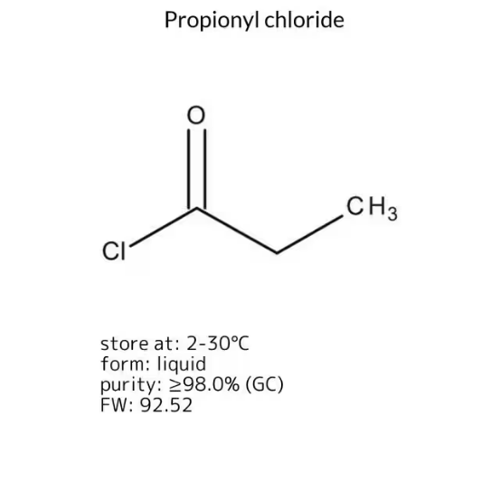 Propionyl chloride, 1 X 500 mL (8070630500)